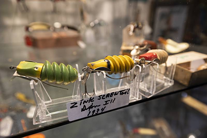 These unique lures were made in Dixon in 1934.