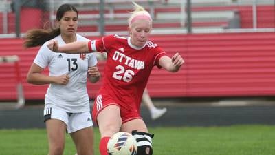 Ottawa rolls to 7-0 Interstate 8 girls soccer victory over L-P