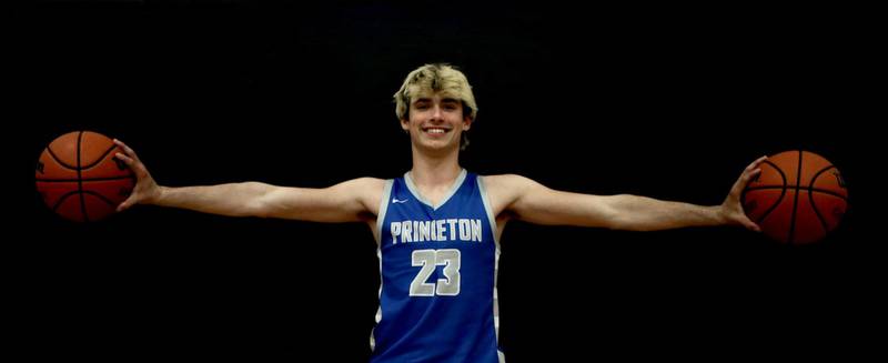 Princeton's Noah LaPorte is the 2023-24 BCR Boys Basketball Player of the Year