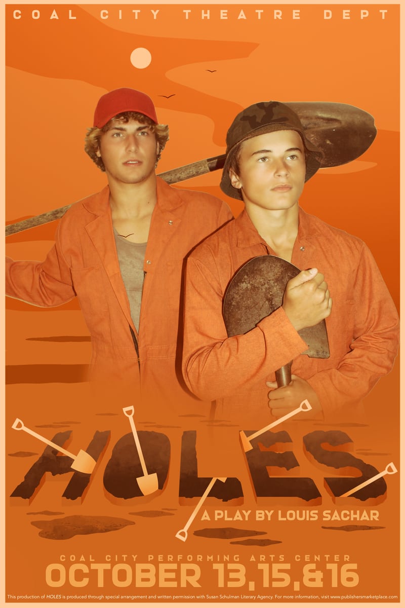 The Coal City Theatre Department will return to the stage with the regional premiere of ‘Holes’, a play by Louis Sachar.