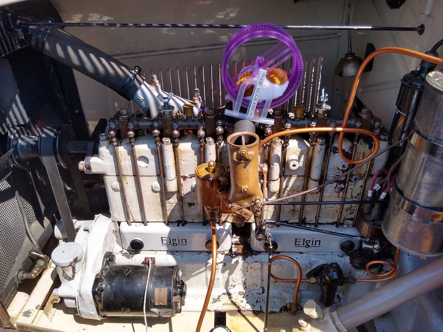 Photos by Rudy Host, Jr. - 1920 Elgin Model K Engine