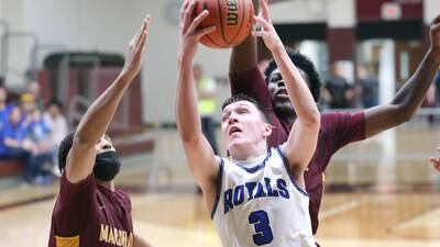 Photos: Hinckley-Big Rock takes on Chicago Marshall in Elgin Class 1A boys basketball sectional semifinal