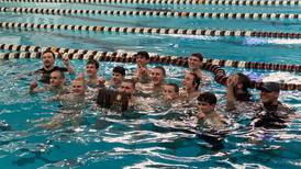 Lockport boys win swimming sectional, advance to state in seven events