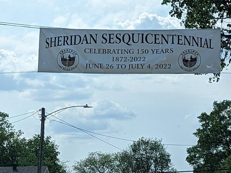 Sheridan will be celebrating its 150th anniversary through Monday, July 4, 2022.