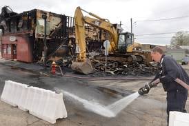 Cause of fire that destroyed two downtown Mount Morris buildings under investigation