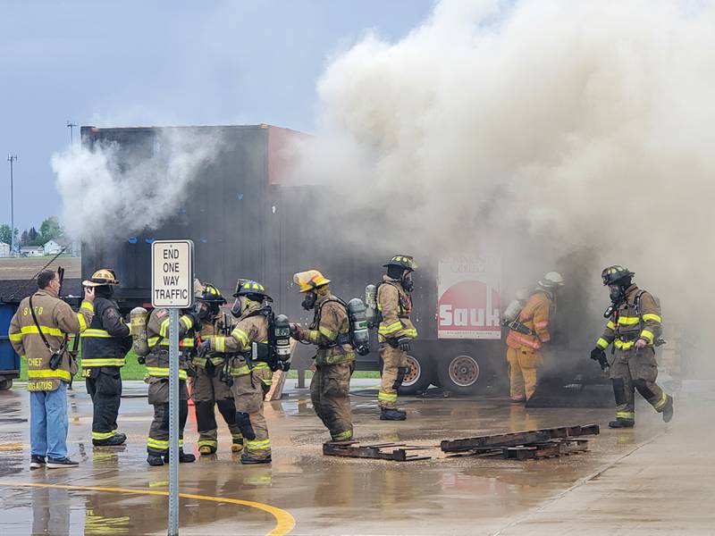 This training was previously completed in Spring Valley in 2015 and was put on under the direction of instructors from the Blackhawk Firefighters Association through Sauk Valley.