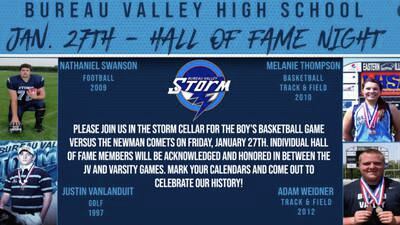 Bureau Valley Hall of Fame Salute set Friday