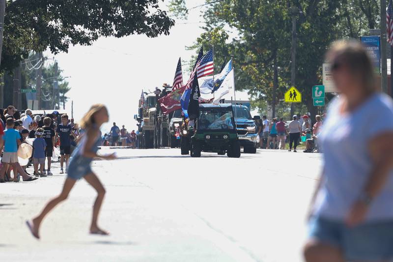 The Village of Manhattan kicks off their Labor Day Parade along South State Street on Monday, Sept. 4, 2023 in Manhattan.