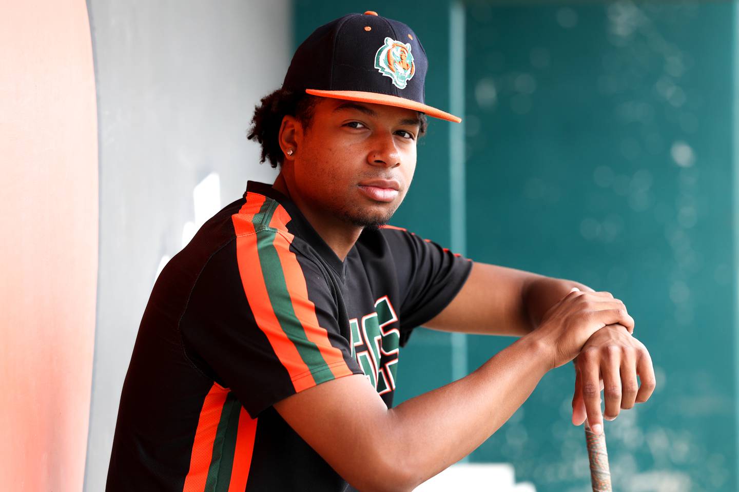 Plainfield East’s Christian Mitchelle is named The Herald-News baseball Player of the Year. Mitchelle was also named Southwest Prairie Conference East Division Most Valuable Player and Most Valuable Pitcher. Wednesday, June 22, 2022 in Plainfield.
