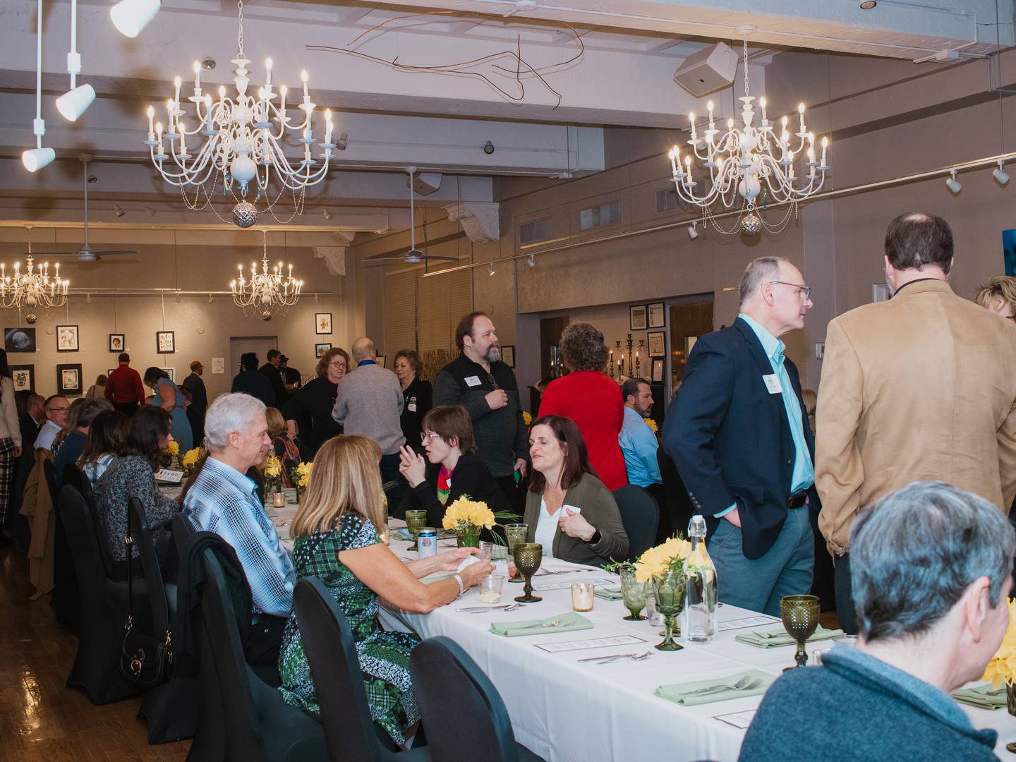 Guest celebrate the launch of Naturally McHenry County, a rebranding of Visit McHenry County, on Thursday, March 3, 2022, at the Dole in Crystal Lake.