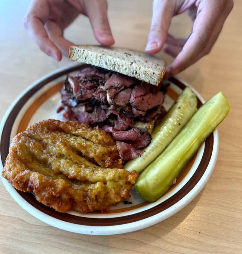 Deli staples like pastrami and reuben sandwiches, bagels and chicken soup from Manny's Deli in Chicago will be available for delivery or pick-up courtesy of DwellSocial in Crystal Lake on Friday, Oct. 7, 2022.
