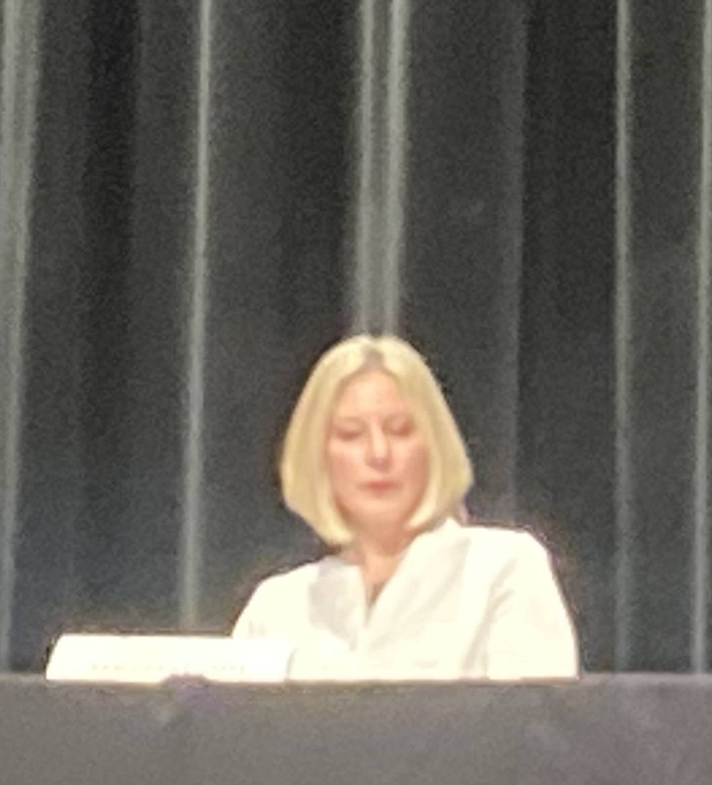 Lockport Township High School District 205 Board candidate Candace Gerritsen speaks at the LTHS 205 Foundation-hosted candidates forum Tuesday, March 4, 2025.