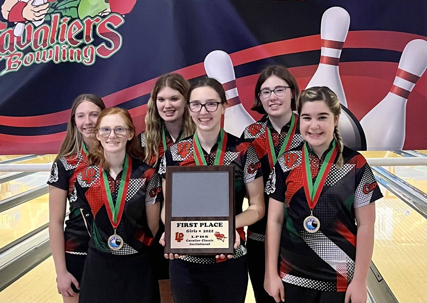 The La Salle-Peru girls bowling team won its own Cavalier Classic on Saturday, Dec. 10, 2022 in Peru.