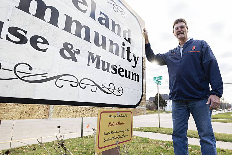 To honor Rick Brantner and his many years of service, Loveland dedicated a sign to the retired trustee.