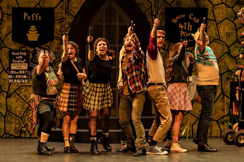 Theatre 121′s production of “Puffs” in Woodstock.