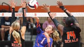 Photos: DeKalb, Genoa-Kingston volleyball teams meet in nonconference action