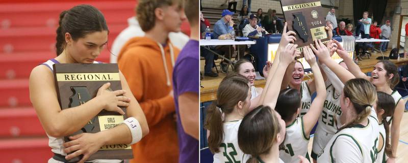 The Serena Huskers and St. Bede Bruins meet for the Class 1A sectional championship at Gardner-South Wilmington.