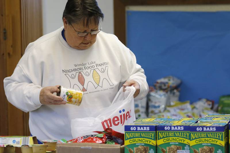 As donations dwindle so does the food on Wonder Lake Neighbors Food