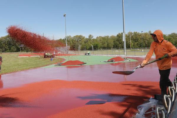 Photos: L‑P High School’s track gets a makeover