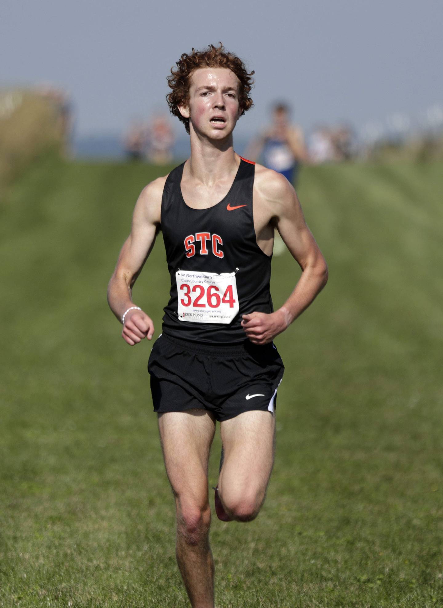 St. Charles East's Mitch Garcia at the Kane County cross country meet Saturday August 27, 2022 at Northwestern Medicine Field in Geneva.