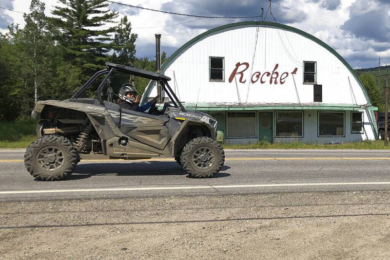 A utility terrain vehicle, or UTV, travels on a road in the eastern portion of the United States in this file photo. The Kankakee City Council added these vehicles to the list of banned transportation options in the city.