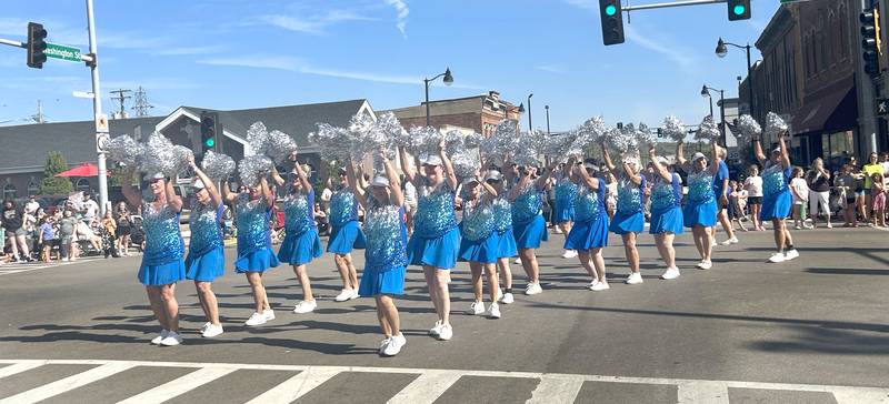The "Dancing Grannies" of Milwaukee, Wisconsin, were a crowd favorite at the Harvest Time Parade held during the Autumn on Parade festival in Oregon on Sunday, Oct. 5, 2025.