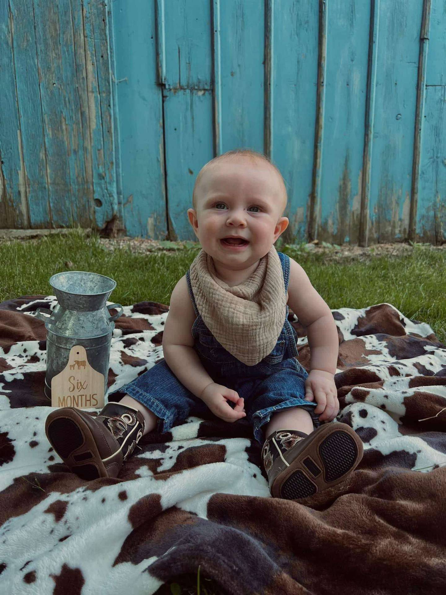 Entry No. 21 in the contest is Emmett Steven McFadin, 8 month old son of Aubreanna Vogel and Kyler McFadin of Princeton.