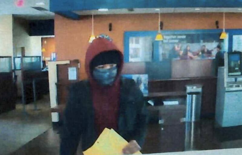 Video surveillance of a suspect who was accused of robbing Chase Bank in Bolingbrook. Antonio Collins, of North Riverside, was later federally charged with the robbery.
