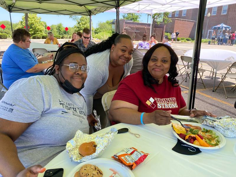 On Thursday, June 16, 2022, Trinity Services hosted its annual Juneteenth picnics in New Lenox, Des Plaines, Peoria, Mascoutah and at all community day service sites.