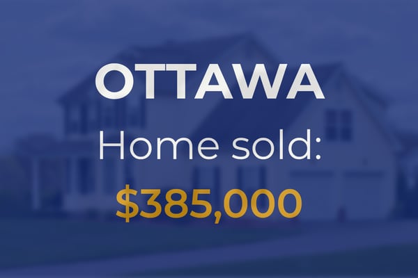 Single-family home in Ottawa sells for $385,000