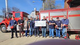CHS Rochelle donates to Ogle-Lee Fire Protection District