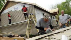 Habitat for Humanity building home in Mendota