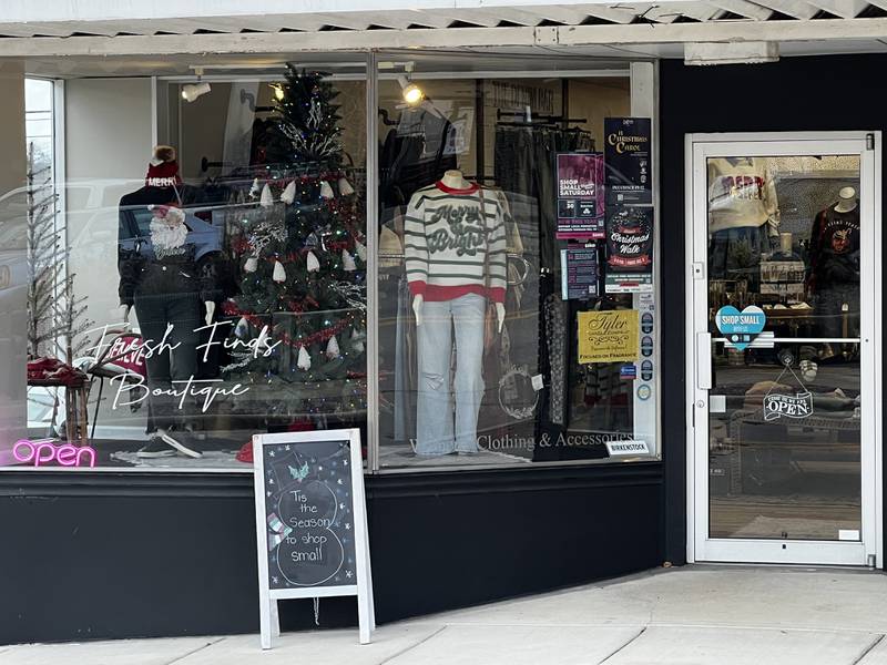 Fresh Finds Boutique at 123 W. First St. in Dixon, IL.
