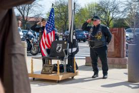 POW/MIA Chair of Honor installed at McHenry County courthouse, ‘lasting reminder’ of missing service members 