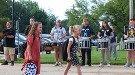 Photos: Herscher Intermediate students return with fanfare 