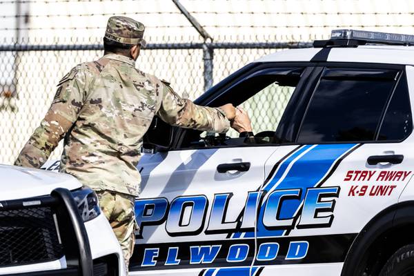 Security increased around National Guard base in Elwood as activity draws public’s attention