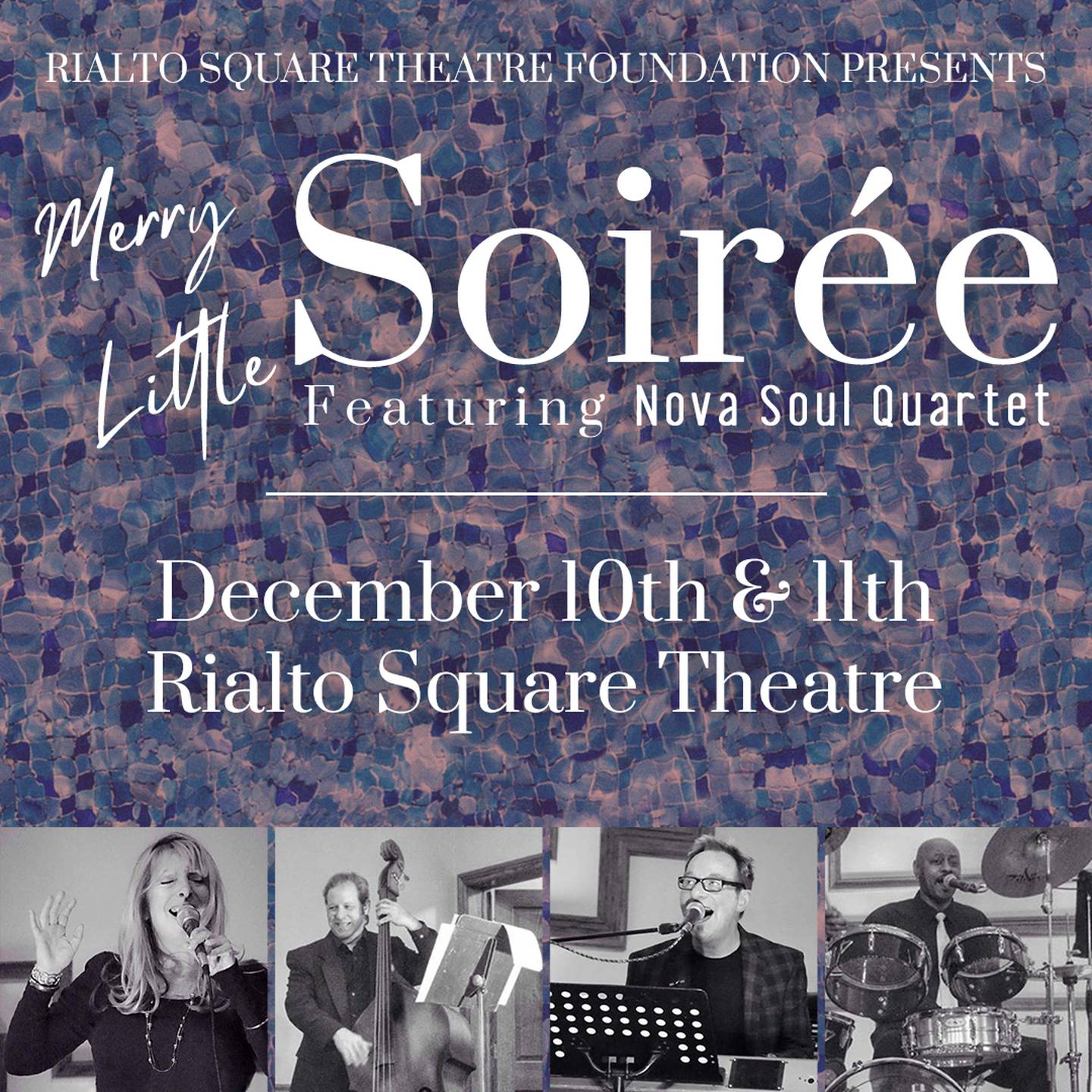 Merry Little Soiree events will be held Dec. 10 & 11 at Rialto Square Theatre in downtown Joliet.