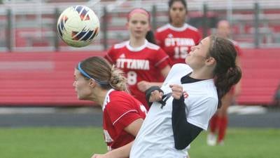 Photos: Ottawa shuts out L-P 7-0 in girls soccer