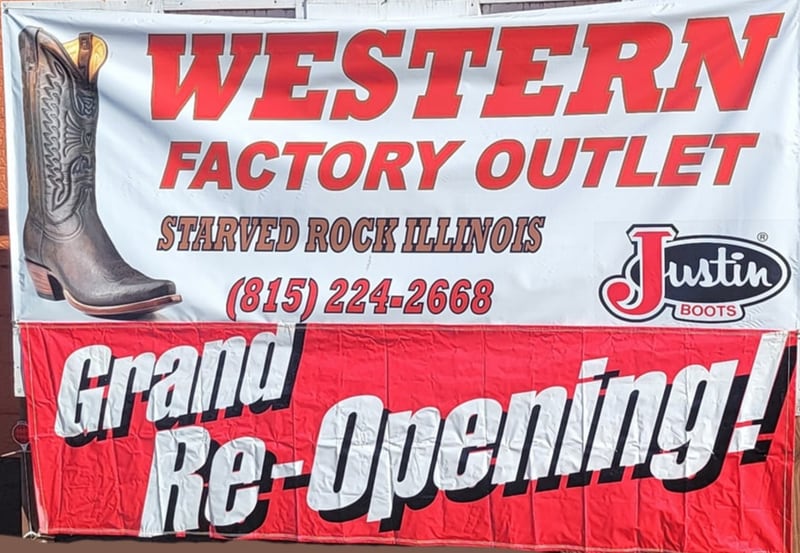 Western Factory Outlet in Utica opened at 801 U.S. 6 near the intersection of Route 178 with a grand reopening the weekend of Feb. 10.