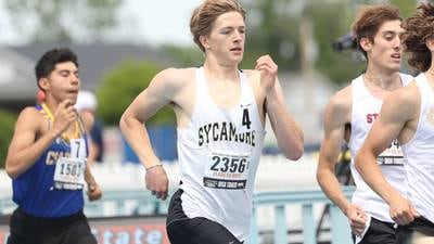 Boys track and field: Sycamore sophomore Aidan Wyzard takes 2nd in Class 2A long jump