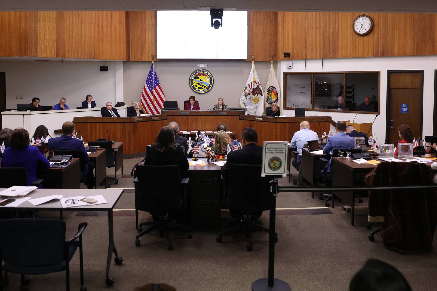 Will County hold its first board meeting with newly elected and re-elected members on Monday, Dec. 2, 2024 in Joliet.