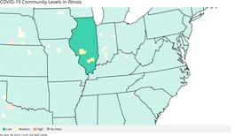 IDPH: 4 Illinois counties at ‘high’ COVID-19 risk