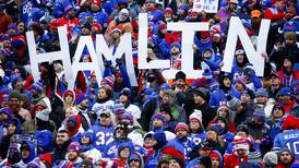Bills safety Damar Hamlin back in Buffalo to continue recovery