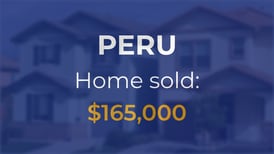 Sale closed in Peru: $165,000 for a single-family home