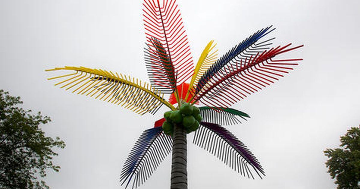 Woodstock Company Builds Artificial Palm Trees Shaw Local Builds Artificial Palm Trees, How To Make An Outdoor Lighted Palm Tree