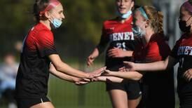Girls Soccer: Loyola commit Jaimee Cibulka scores two goals, Benet tops Carmel to remain unbeaten