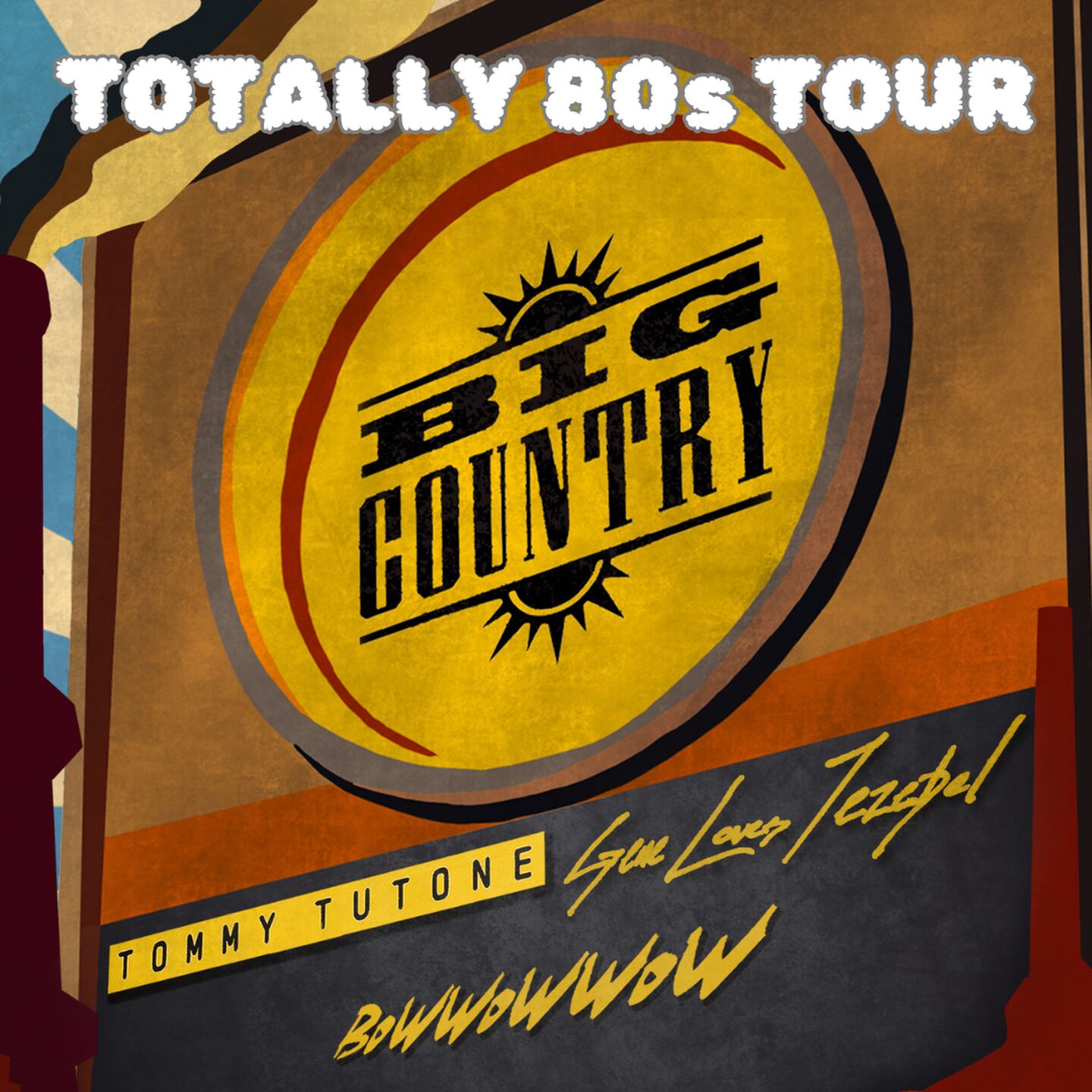 Totally 80s Tour: Big Country, Tommy Tutone, Gene Loves Jezebel and Bow Wow Wow will be at the Arcada Theatre in downtown St. Charles 8 p.m. Saturday, June 14, 2025.