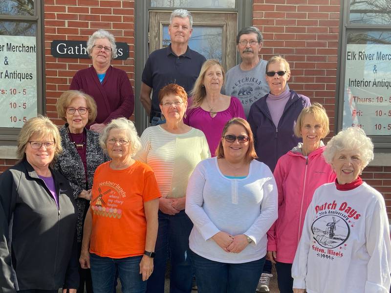 2024 Dutch Days Festival Chairmen include (back row) Marilyn Tichler, treasurer; Curt Temple, tractor show; Mike Kramer, food vendor;  (middle row)  Jane Orman, Dutch Treasures Room; Kathy Bielema, Dutch costume maker; Lori Temple, tractor show; Virginia Petersen, parade chairman; (bottom row)  Jill Nederhoff, street scrubbers; Trudy Feldt, costume coordinator for Dutch Dancers; Amber Turner, Dutch Dance instructor/coordinator; Joy Van Zuiden, Dutch costume fashion show narrator/coordinator; Barbara Mask, general chairwoman. Absent from photo are Rebecca Huizenga, arts and crafts; Mike Wiersema, food vendor; Kayla Wilkin, publicity/advertising and Darryl Hogue, race director.