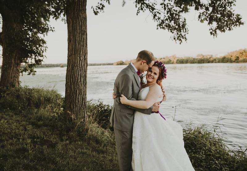 Bailey Testerman and Kole El-Talabani tied the knot at Four Rivers Environmental Education Center in the Will County Forest Preserve in August 2023.