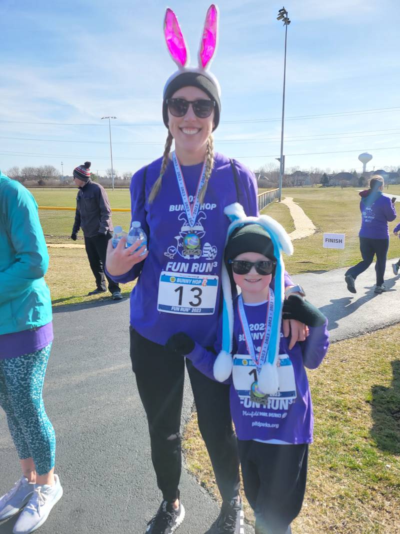 The Plainfield Park District's annual Bunny Hop Fun Run consists of a one-mile run around Bott Park. The all-ages event includes a long-sleeve T-shirt and goodie bag and kicks off at 9 a.m., March 24.